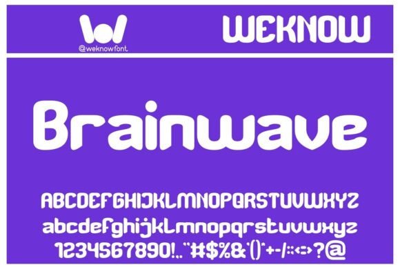 Brainwave Font: Retro Charm for Modern Business Branding