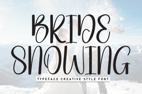 Bride Snowing Font: Clean Display Type for Digital Campaigns