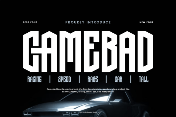Camebad Font: Bold Display Typography for Campaigns