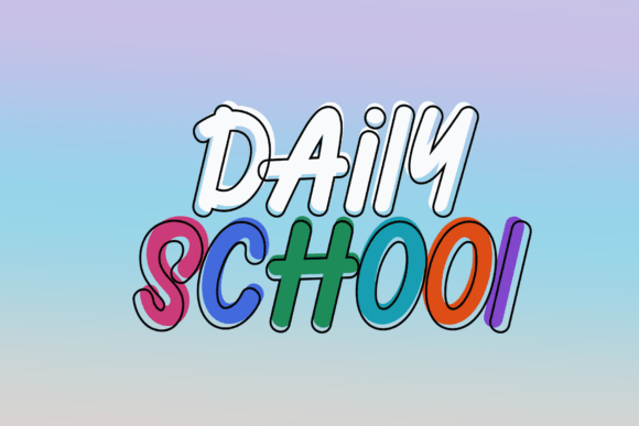 Daily School Font: Elevating Craft and Product Design with Playful Elegance