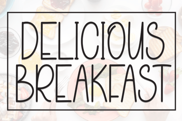 Delicious Breakfast Font: A Designer’s Branding Test