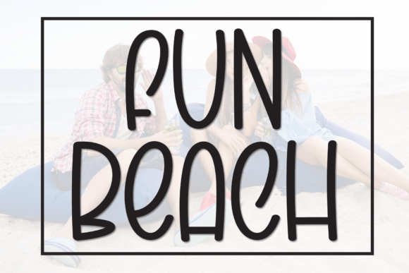 Fun Beach Font: Friendly Branding for Small Business