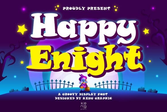 Happy Enight Font: Bold Editorial Typography