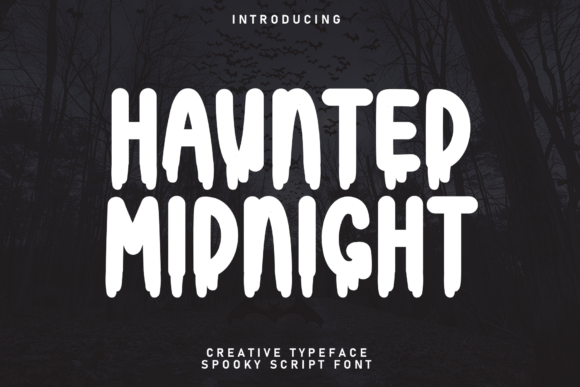 Haunted Midnight Font: A Web Designer’s Layout Test