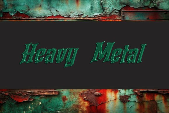 Heavy Metal Font: A Display Typeface for Bold Campaigns