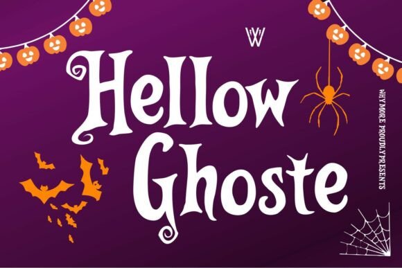 Hellow Ghoste Font: Editorial Design for Spooky Layouts