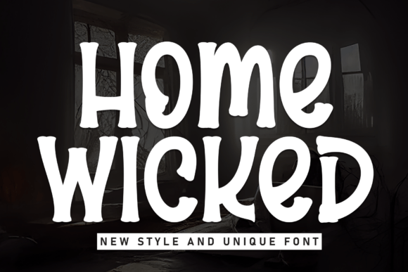 Home Wicked Font: A Calm Display Typeface for Editorial Design