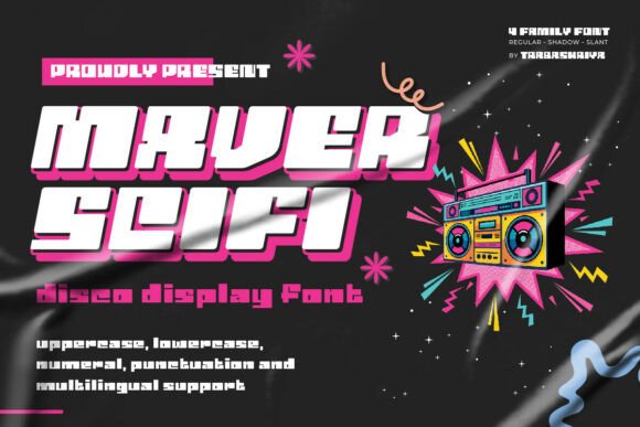 Maver Scifi Font: Bold Retro Display Type for Digital Campaigns