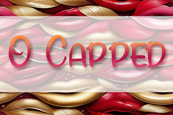 O Capped Font: A Display Typeface for Bold Campaigns