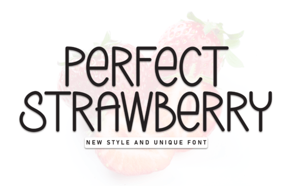 Perfect Strawberry Font for Clear Campaign Visuals