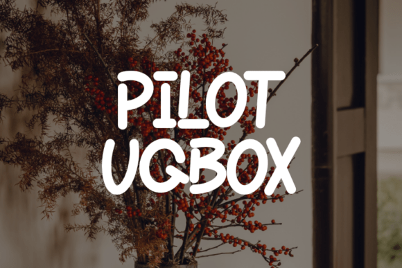 Pilot Uqbox Font: A Display Typeface for Modern Branding