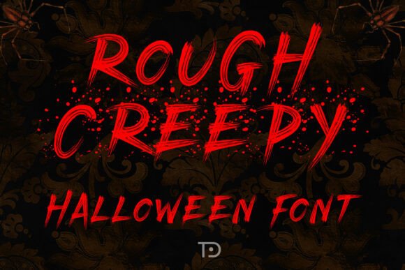 Rough Creepy Font: A Bold Display Typeface for Seasonal Branding