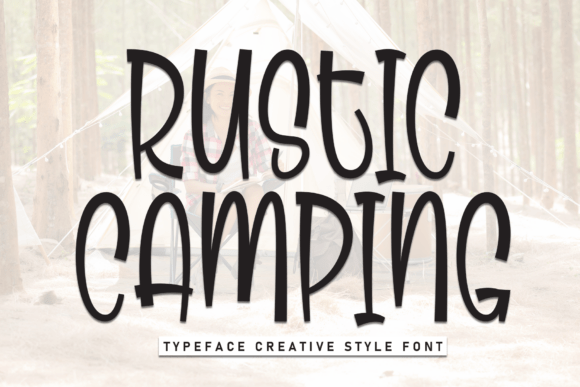 Rustic Camping Font: A Display Typeface for Campaigns