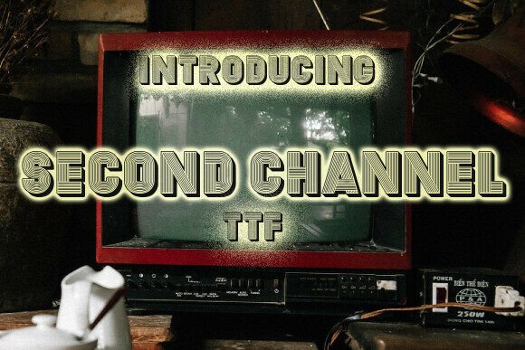 Secondchannel Font: A Retro-Futuristic Typeface for Branding