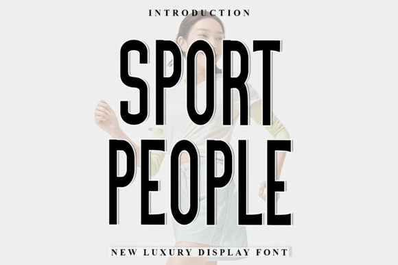 Sport People Font: Warm Editorial Typography
