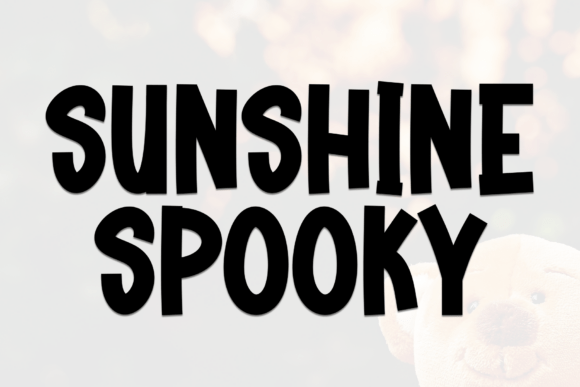 Sunshine Spooky Font Review: Playful Display Type for Branding