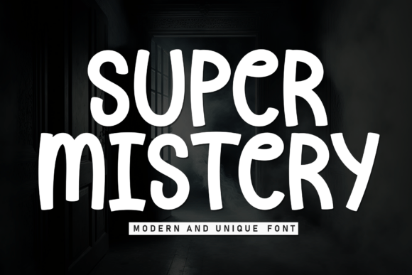 Super Mistery Font: Whimsical Display Type for Web Design