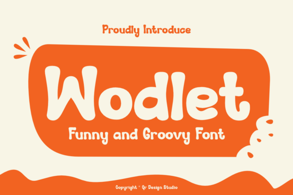 Wodlet Font: Playful Display Type for Crafters
