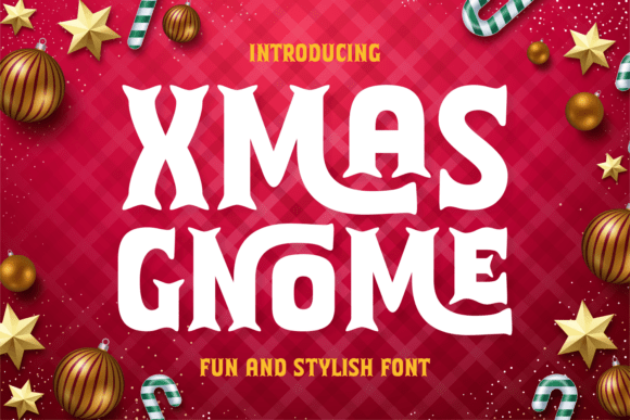 Xmas Gnome Font: Editorial Warmth for Holiday Design